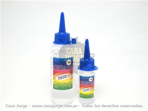 SILICONA LIQUIDA MARCA COLIBRI DE 100 CC